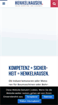 Mobile Screenshot of henkelhausen.de